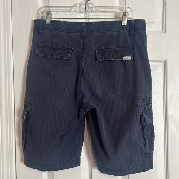 Wear First Cargo Shorts Mens 34 Blue Utility Work Wear Pockets Construction - Picture 2 of 4